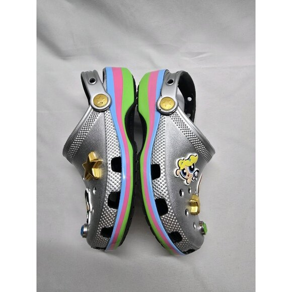KIDS CROCS Powerpuff Girls CLASSIC CLOG Size JR 2 - Picture 7 of 14